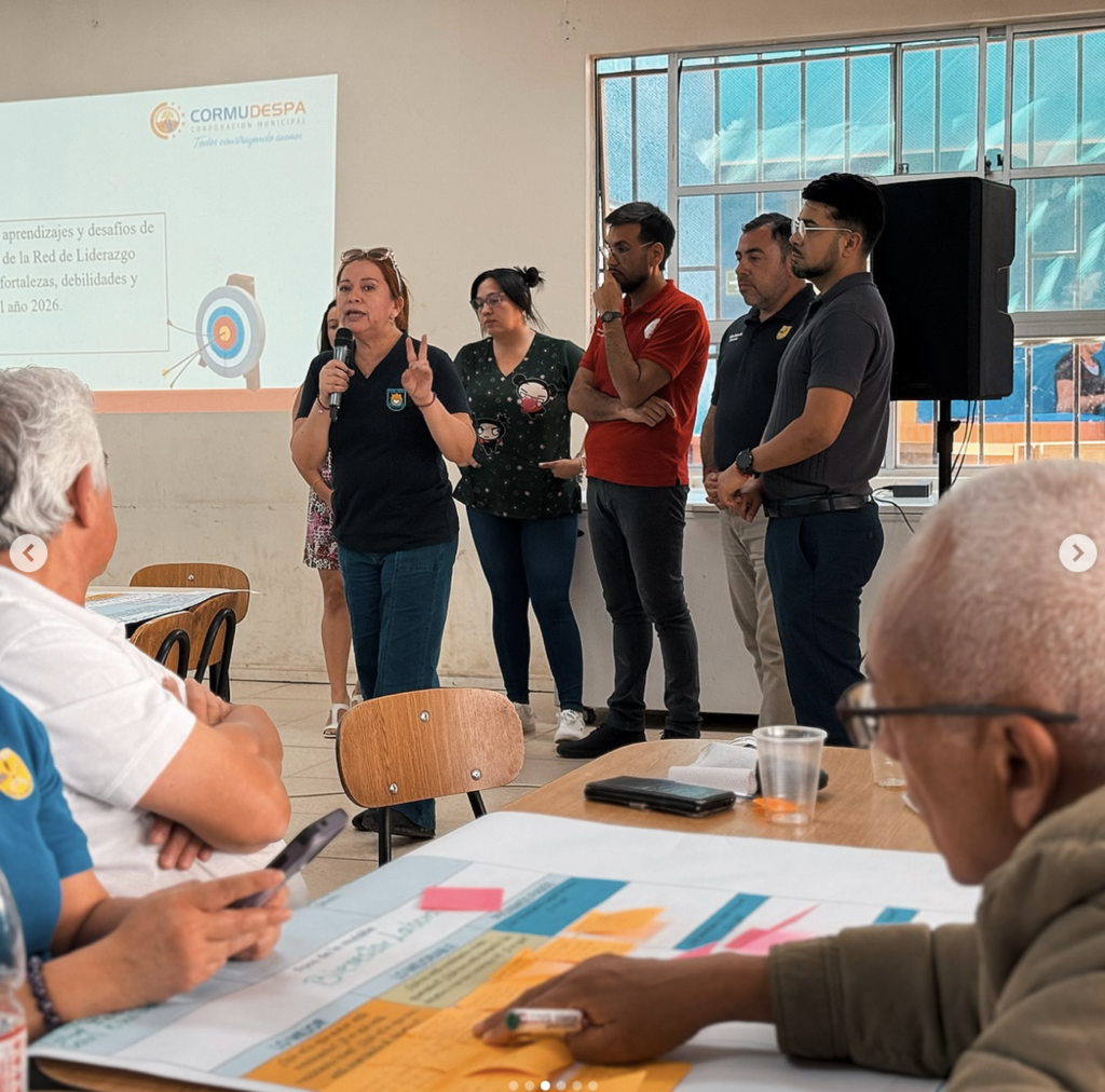 7ª sesión de la Red de Mejoramiento de Líderes Educativos en la Escuela Básica Pozo Almonte